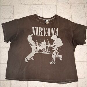 Divided Grey Graphic Tee